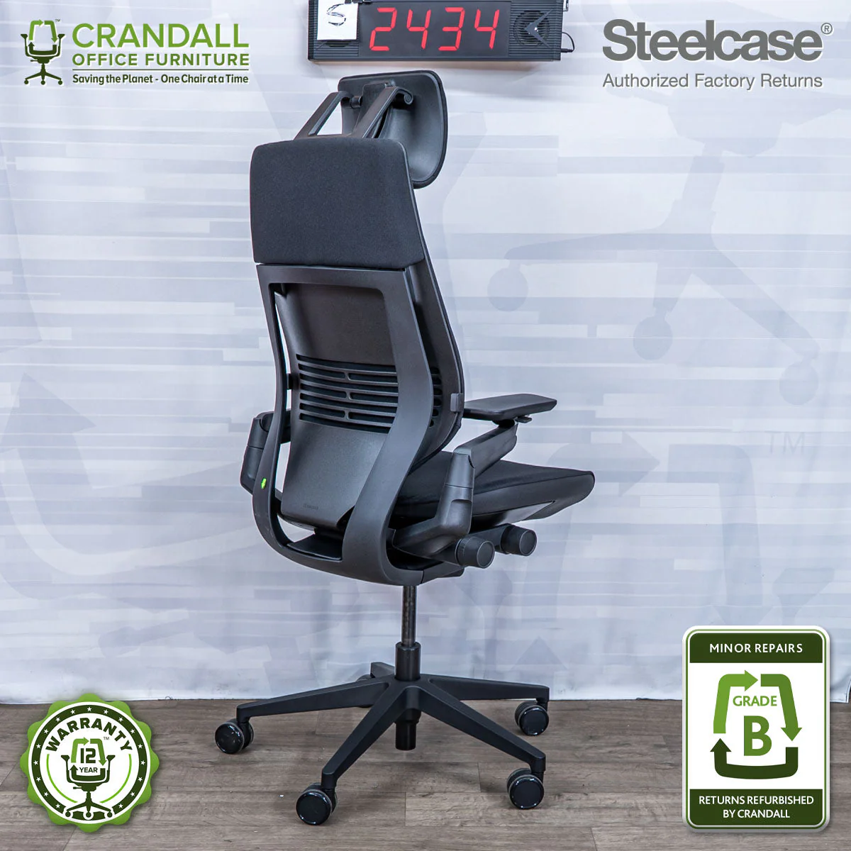 S-2434 - Steelcase Gesture - Grade B - Image 2