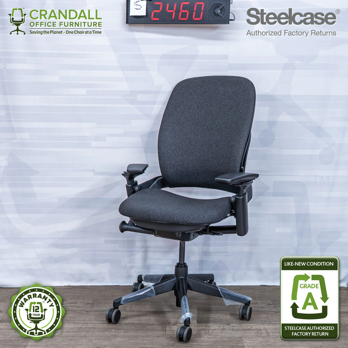 S-2460 - Steelcase V2 Leap - Grade A