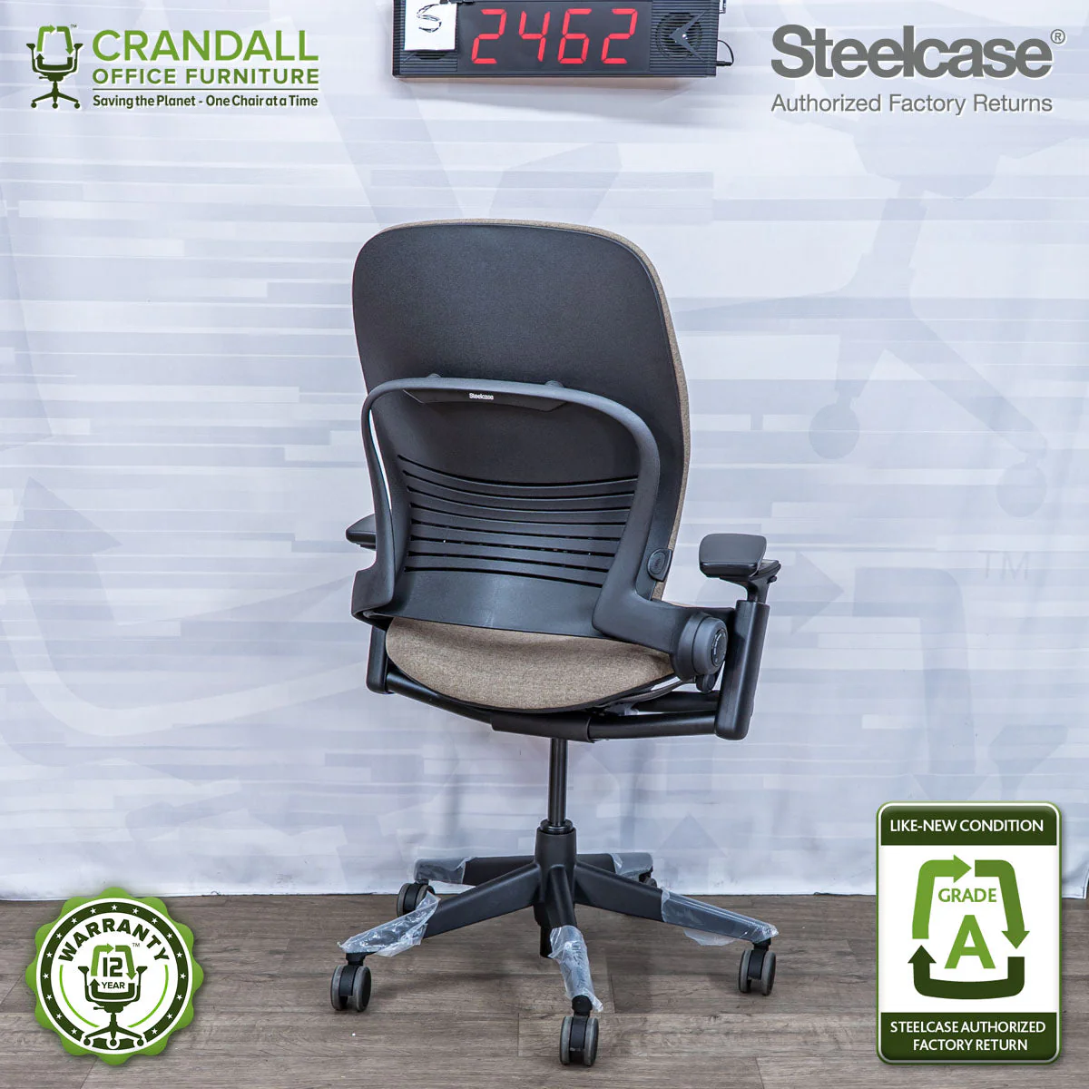 S-2462 - Steelcase V2 Leap - Grade A - Image 2