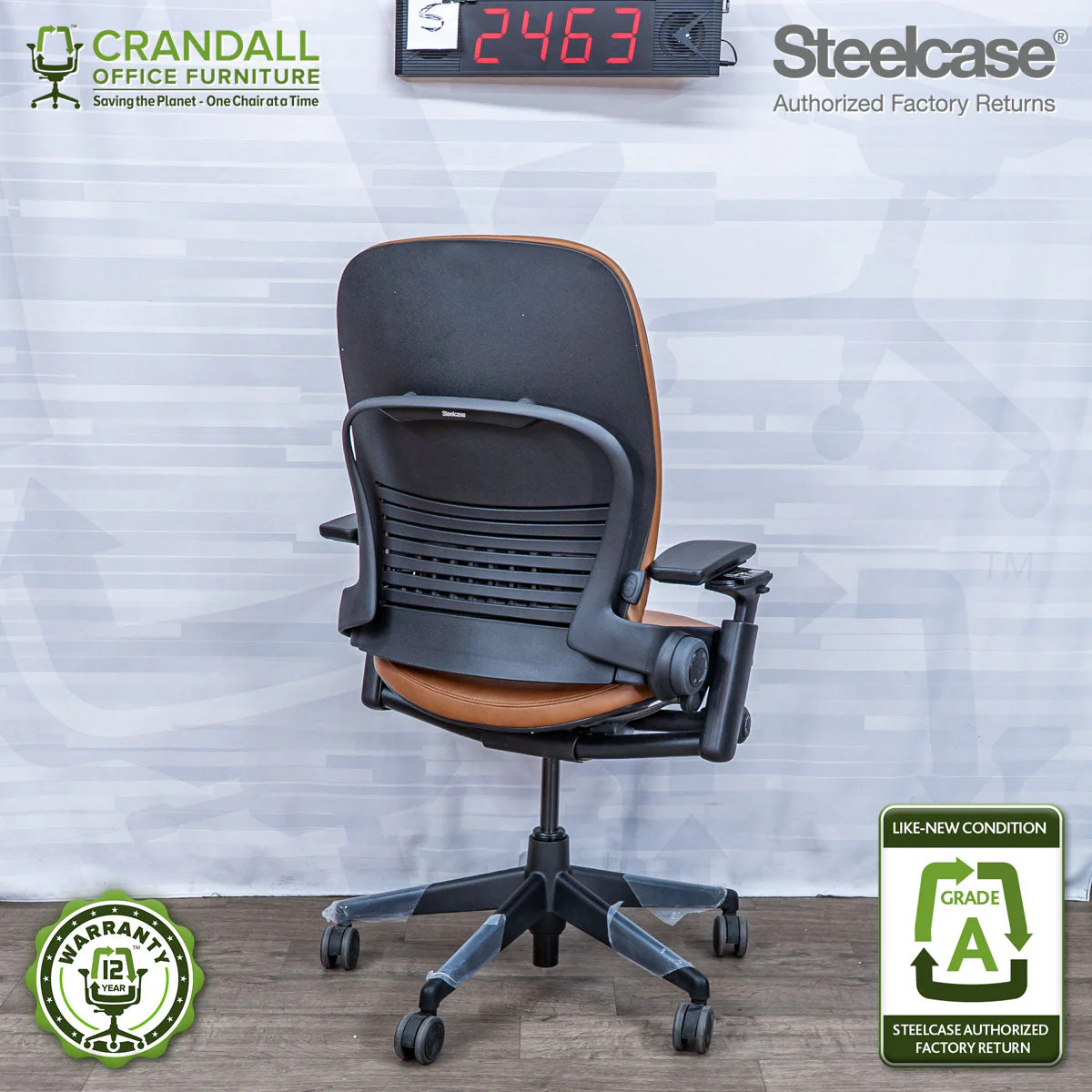 S-2463 - Steelcase V2 Leap - Grade A - Image 2