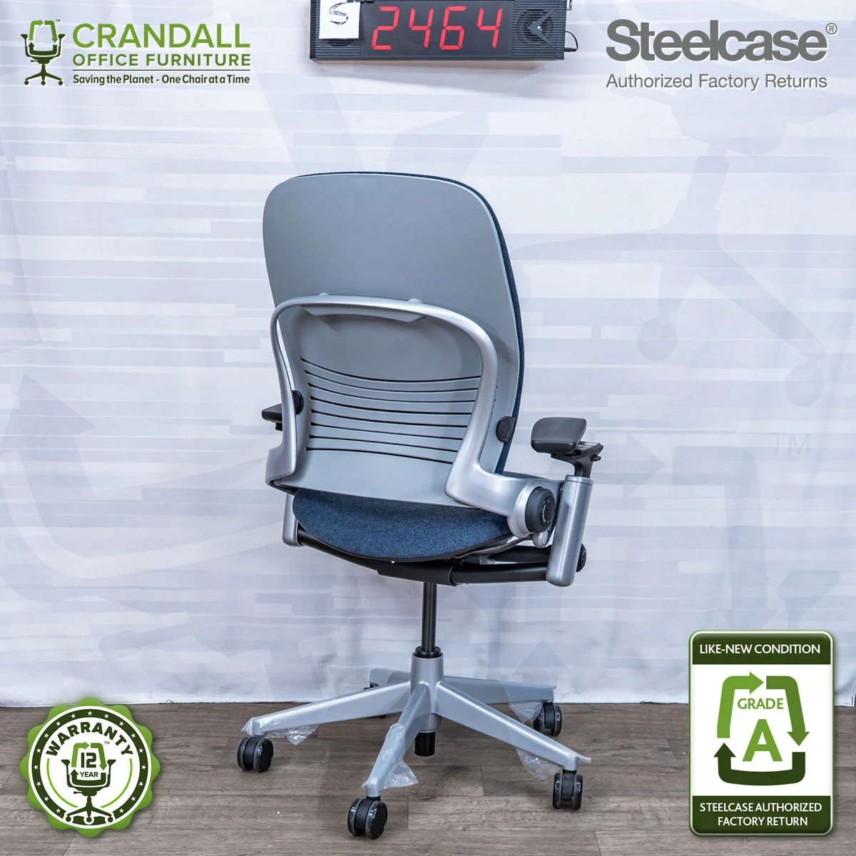 S-2464 - Steelcase V2 Leap - Grade A - Image 2