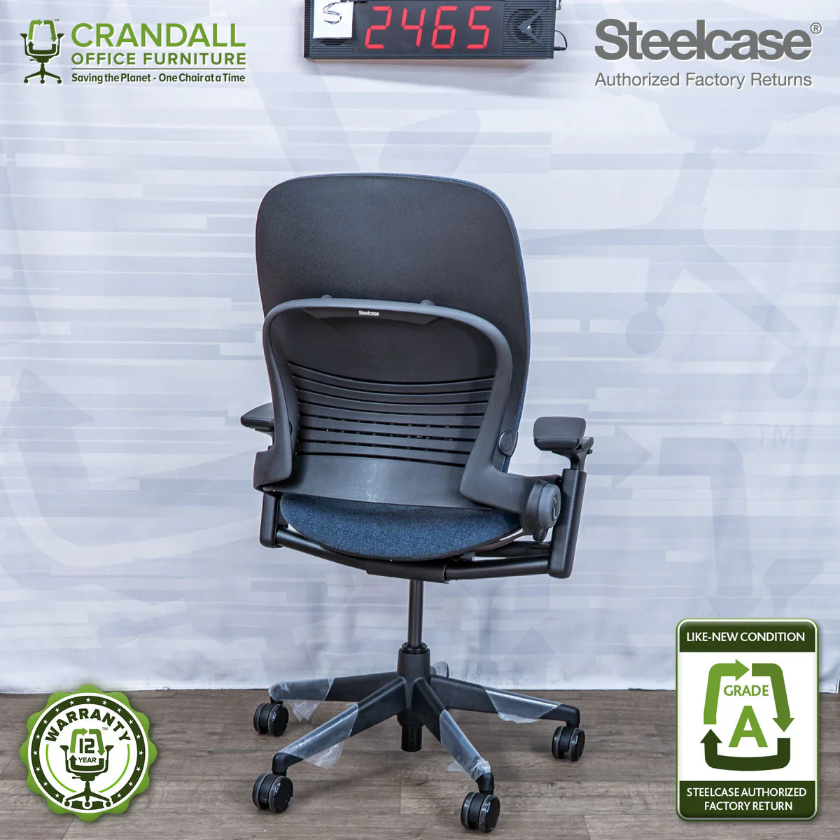 S-2465 - Steelcase V2 Leap - Grade A - Image 2