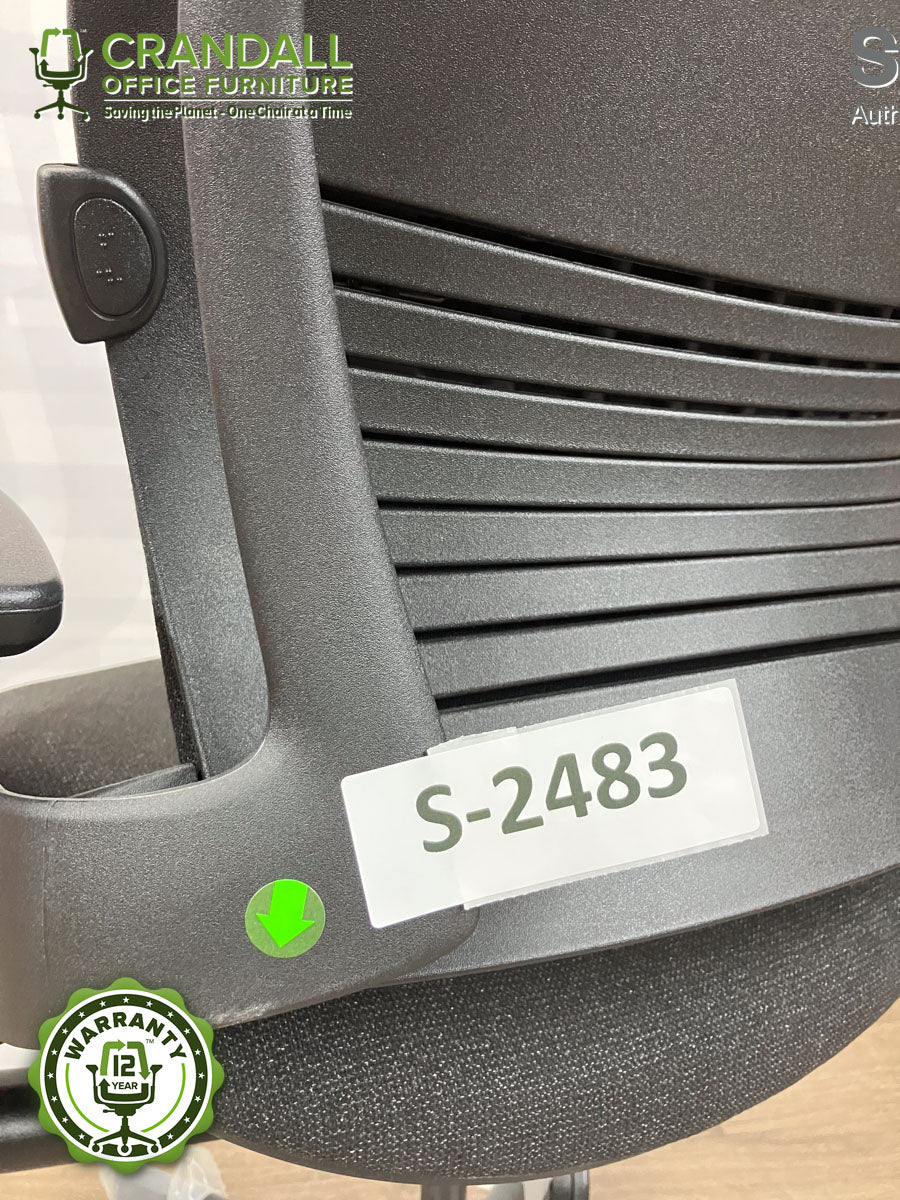 S-2483 - Steelcase V2 Leap - Grade B - Image 4
