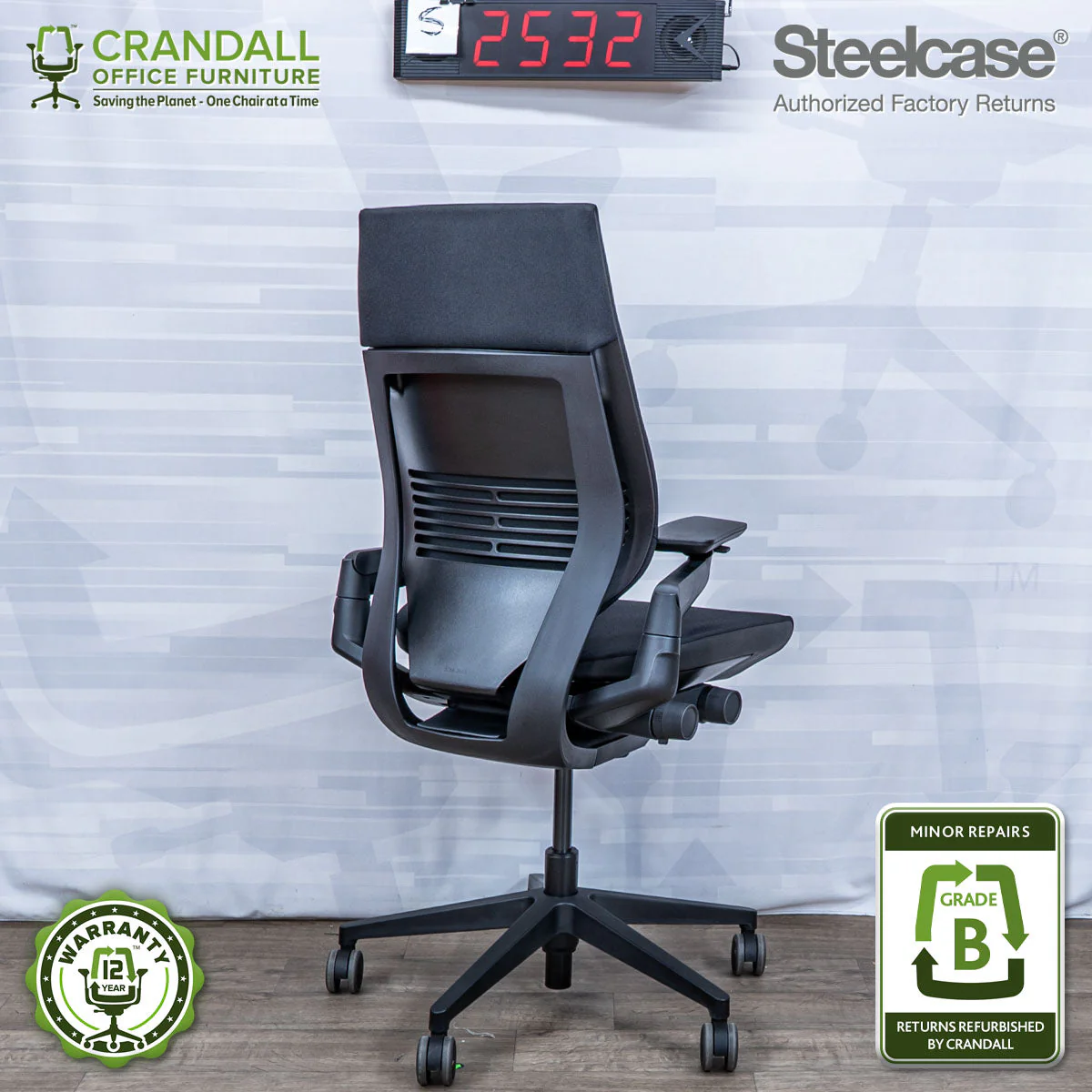 S-2532 - Steelcase Gesture - Grade B - Image 2