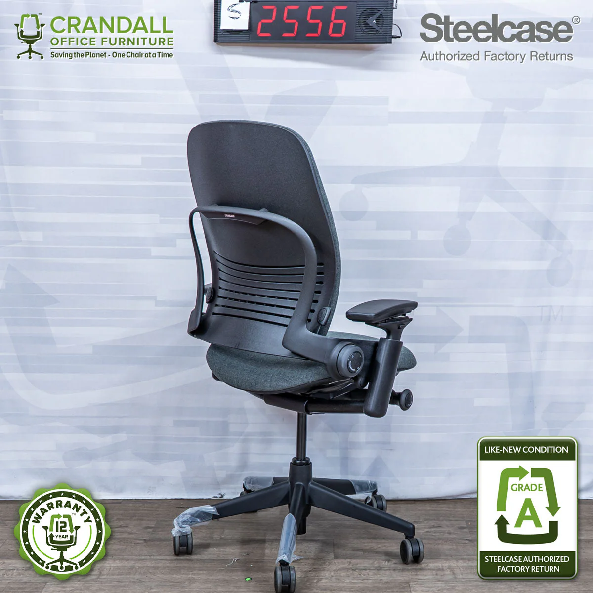 S-2556 - Steelcase V2 Leap - Grade A - Image 2