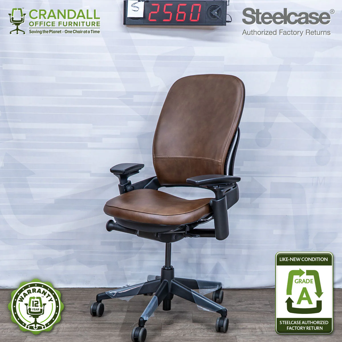 S-2560 - Steelcase V2 Leap - Grade A