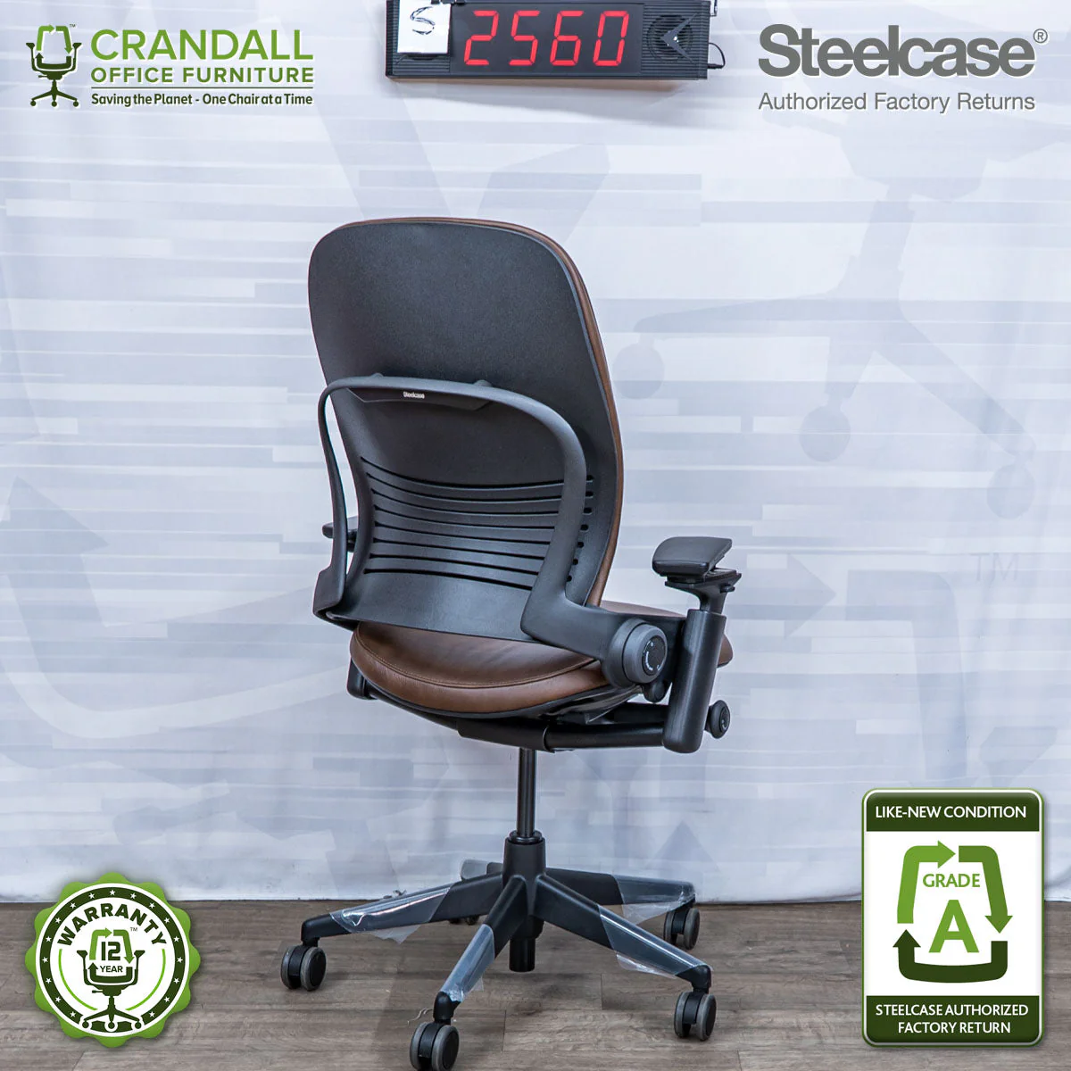 S-2560 - Steelcase V2 Leap - Grade A - Image 2