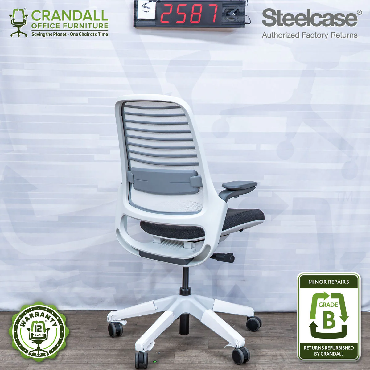 S-2587 - Steelcase Series 1 - Grade B - Image 2