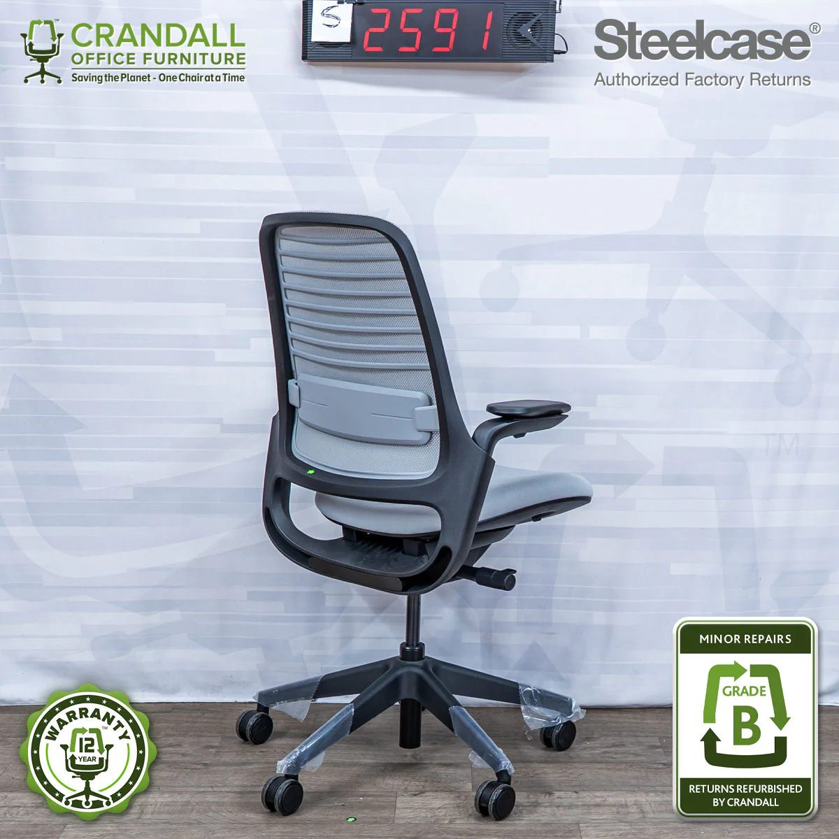 S-2591 - Steelcase Series 1 - Grade B - Image 2