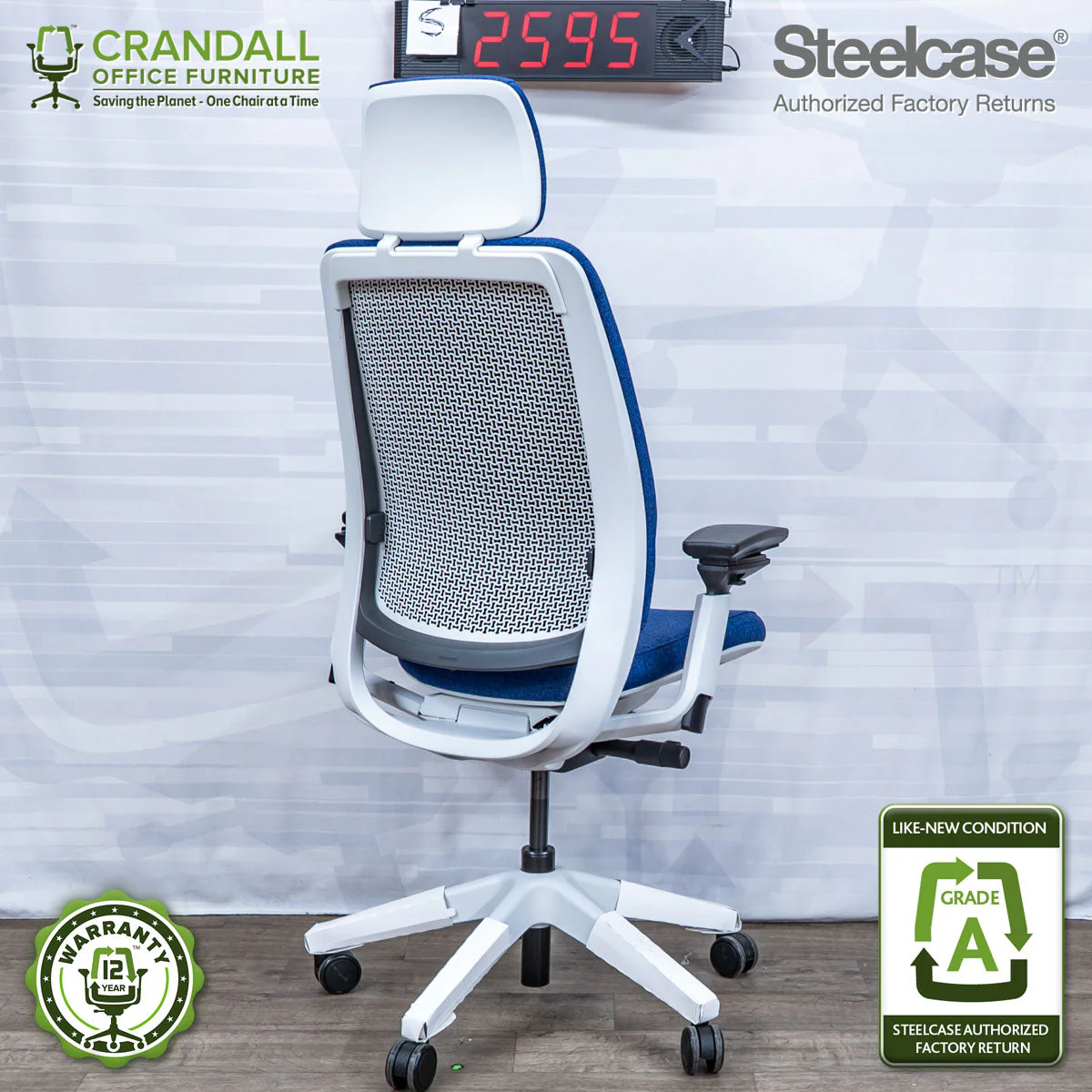 S-2595 - Steelcase Series 2 with Headrest - Grade A - Image 2