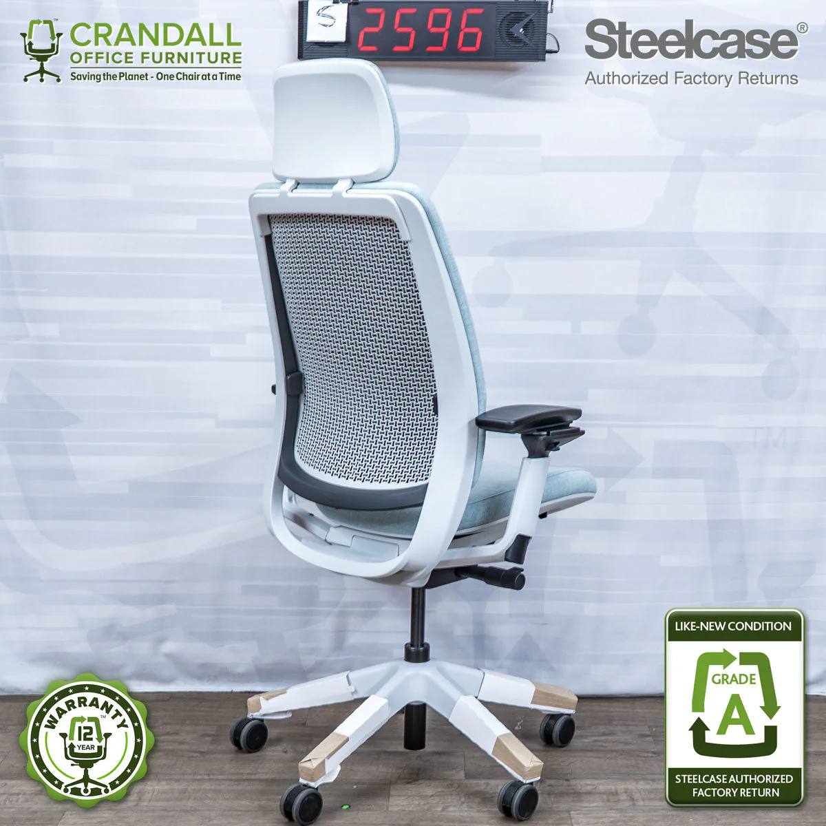 S-2596 - Steelcase Series 2 with Headrest - Grade A - Image 2