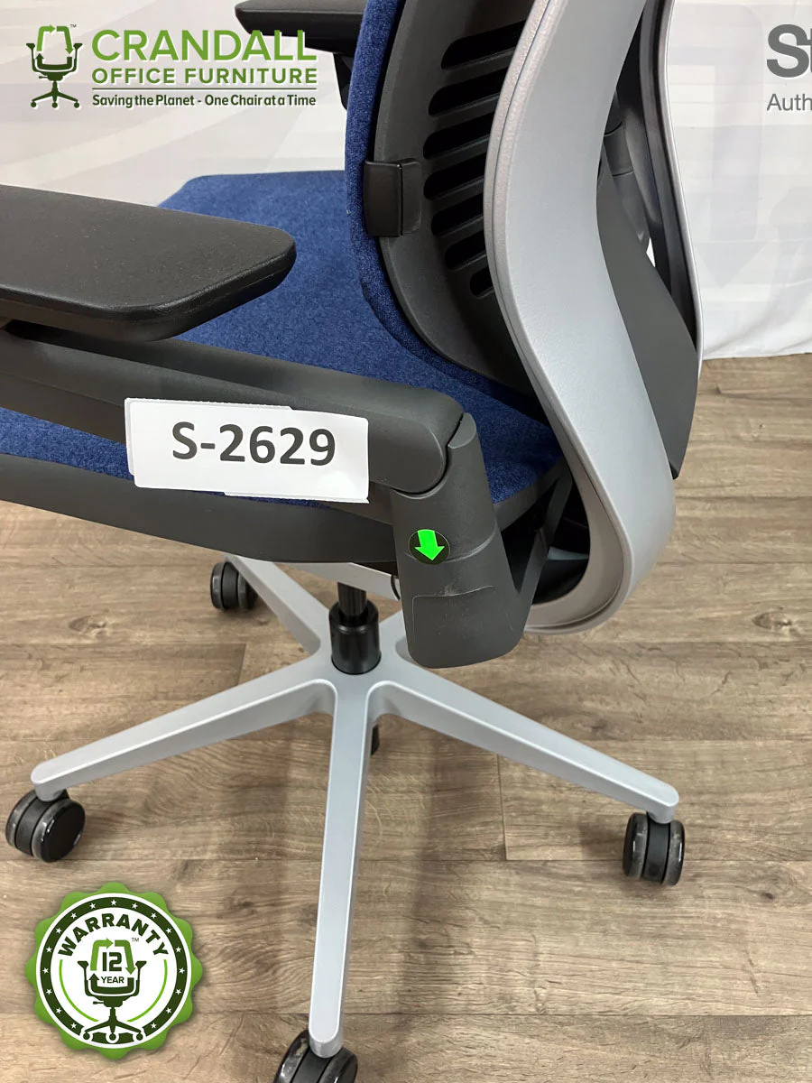 S-2629 - Steelcase Gesture with Headrest - Grade B - Image 4