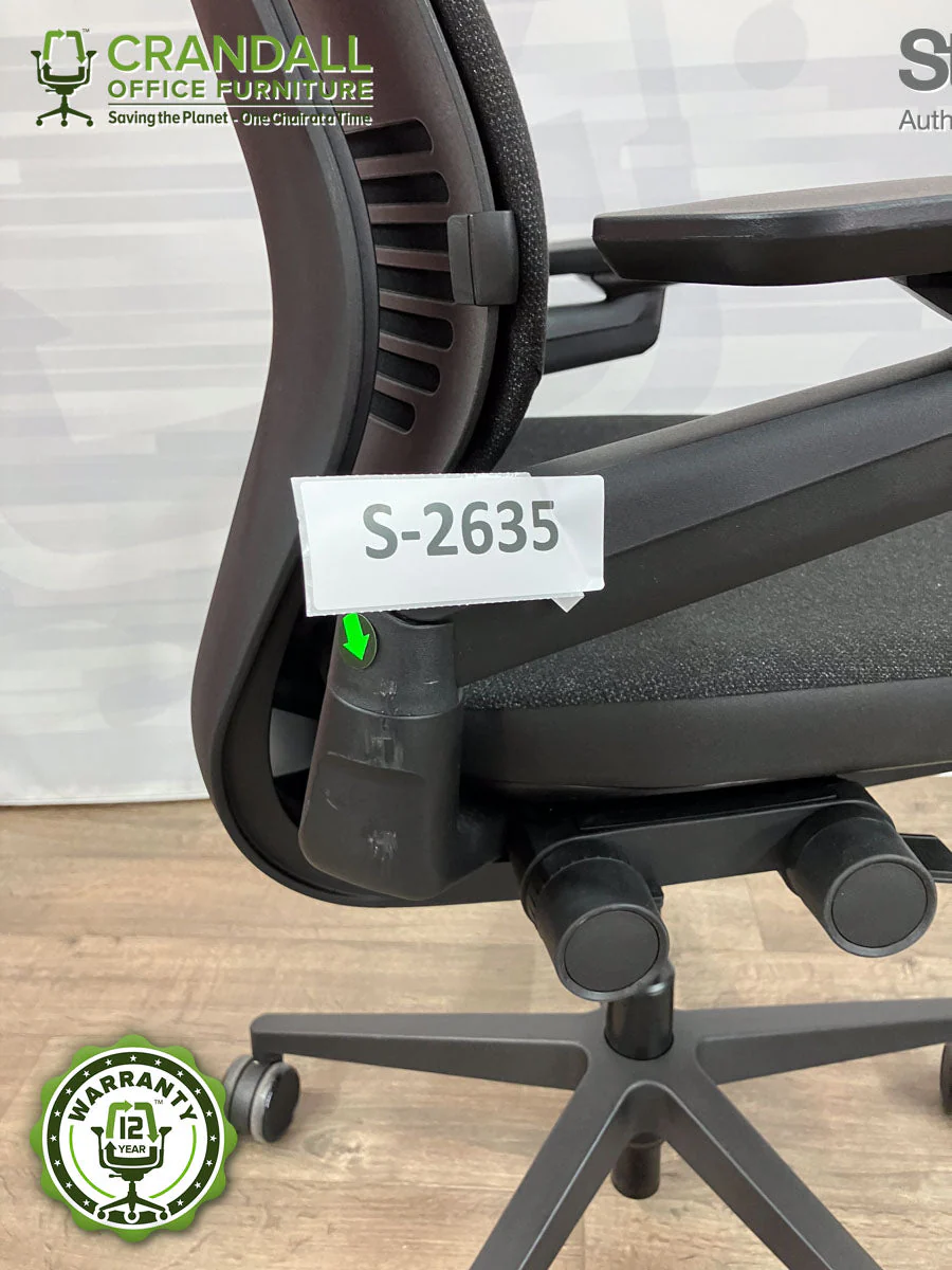 S-2635 - Steelcase Gesture with Headrest - Grade B - Image 3