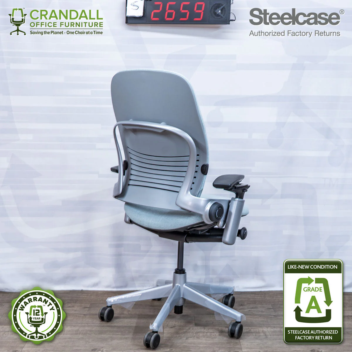 S-2659 - Steelcase V2 Leap - Grade A - Image 2
