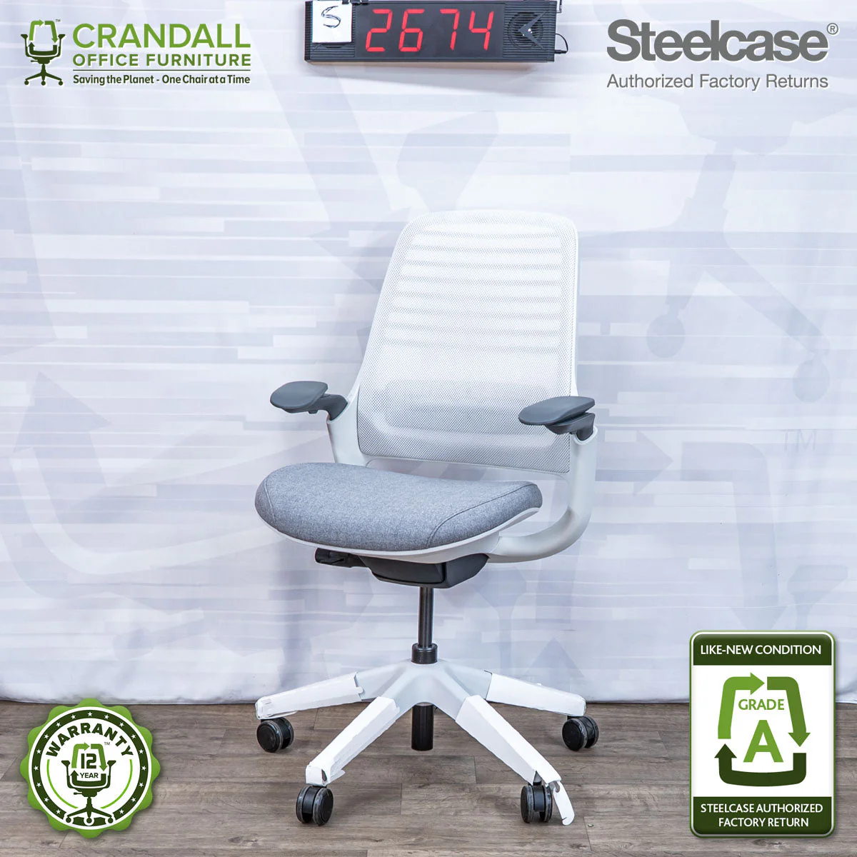 S-2674 - Steelcase Series 1 - Grade A