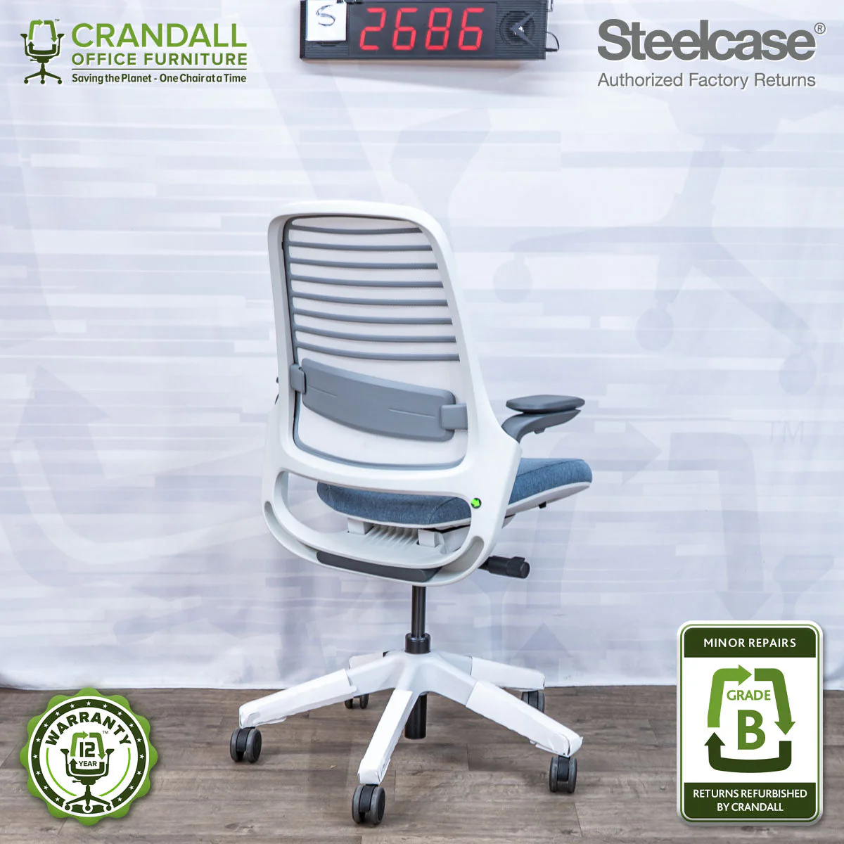 S-2686 - Steelcase Series 1 - Grade B - Image 2