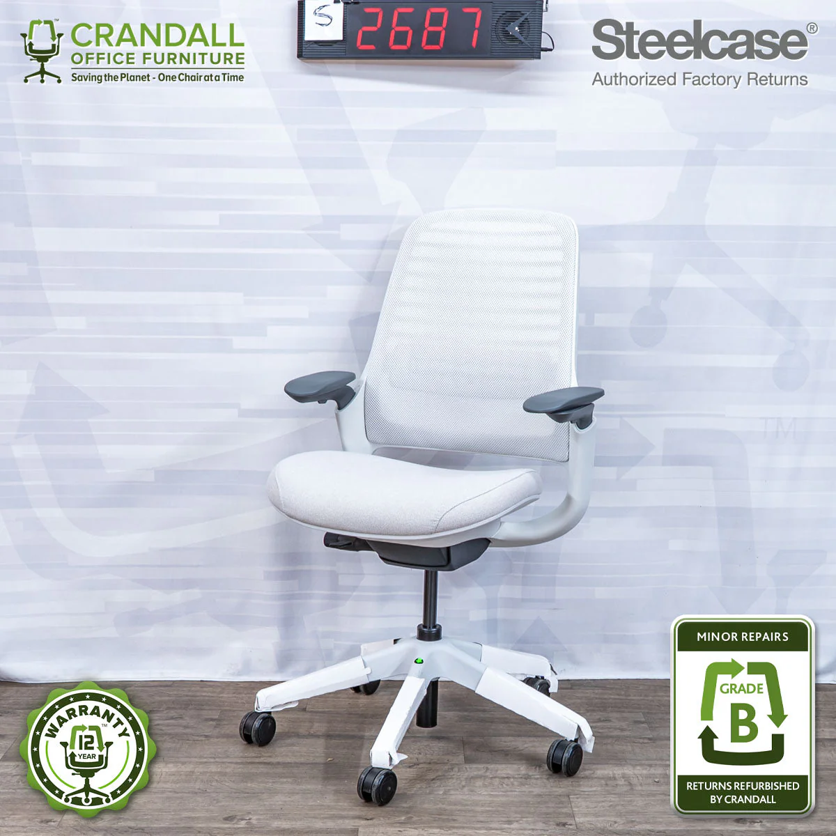 S-2687 - Steelcase Series 1 - Grade B