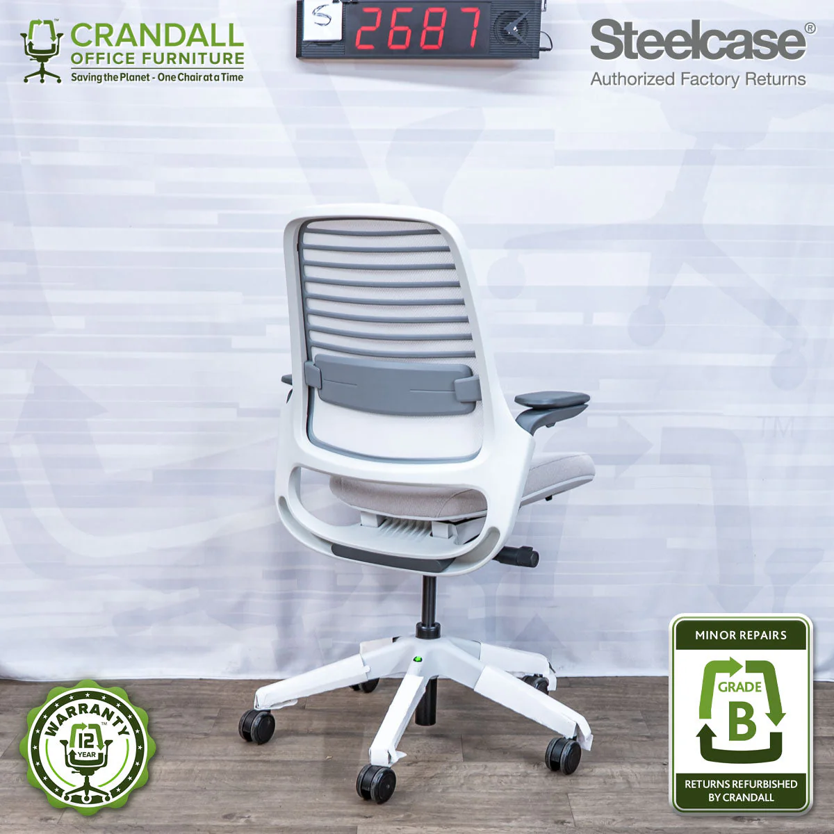 S-2687 - Steelcase Series 1 - Grade B - Image 2