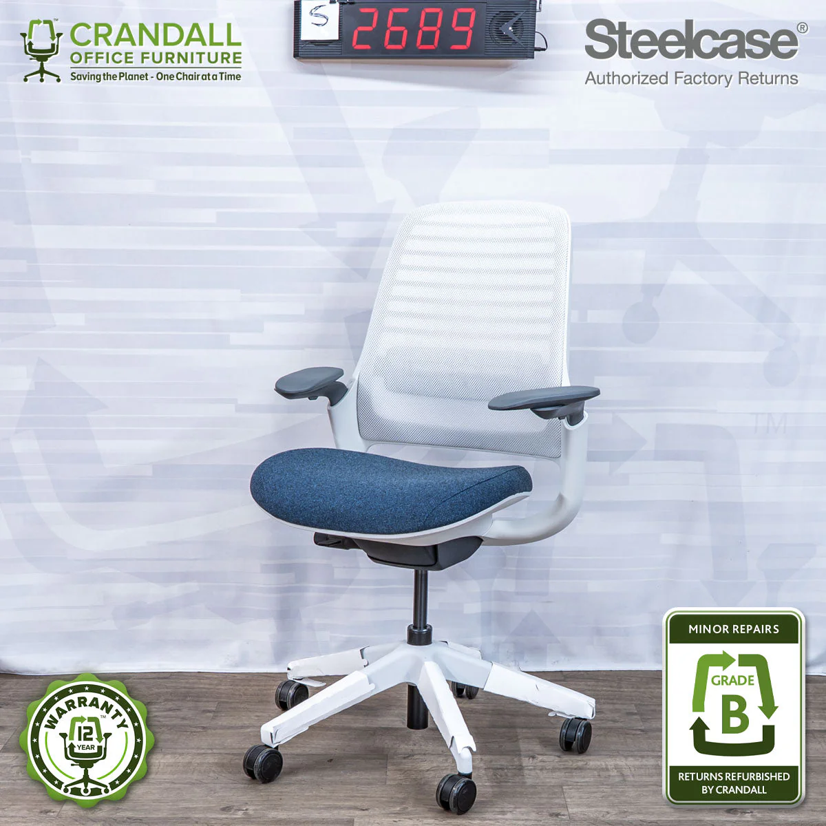 S-2689 - Steelcase Series 1 - Grade B