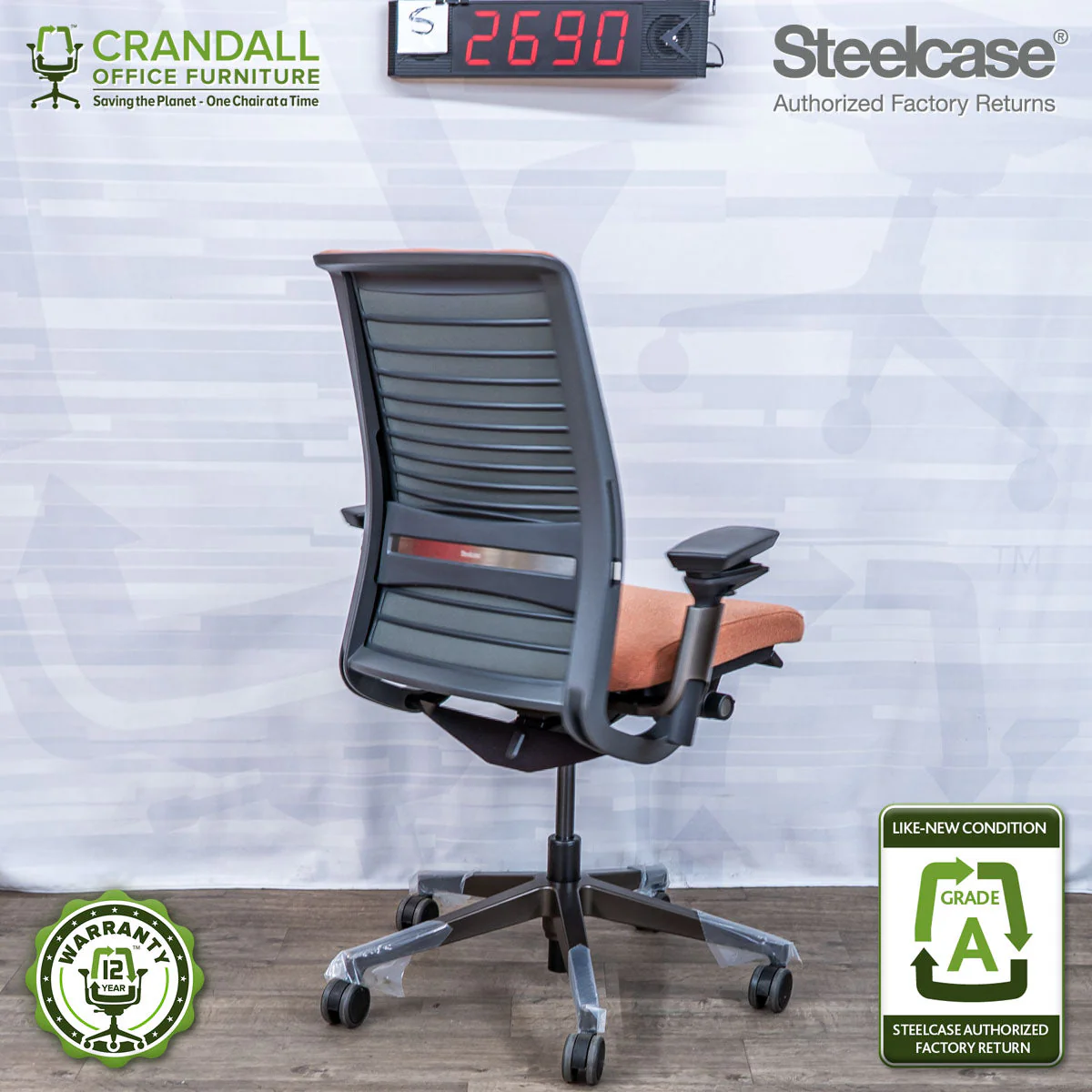 S-2690 - Steelcase V2 Think - Grade A - Image 2