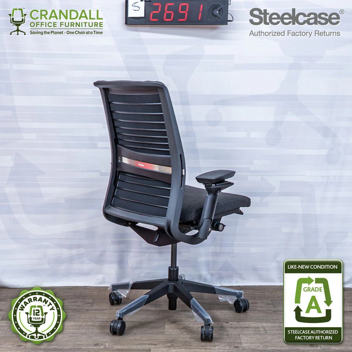 S-2691 - Steelcase V2 Think - Grade A - Image 2
