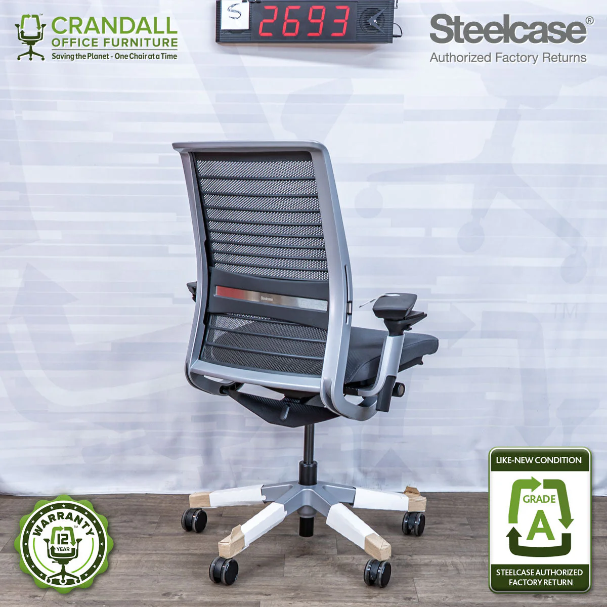 S-2693 - Steelcase V2 Think - Grade A - Image 2