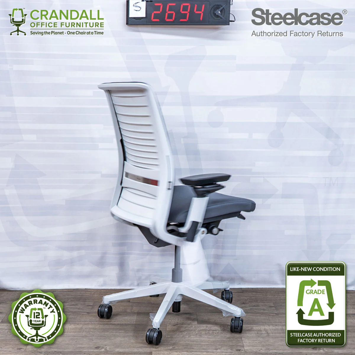 S-2694 - Steelcase V2 Think - Grade A - Image 2