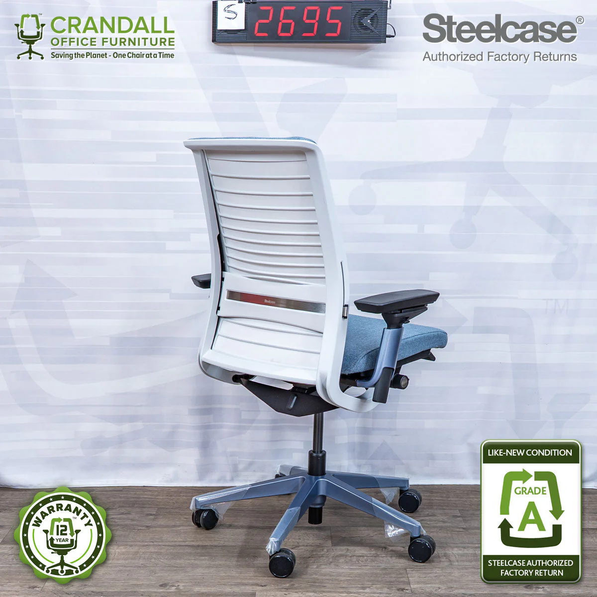 S-2695 - Steelcase V2 Think - Grade A - Image 2