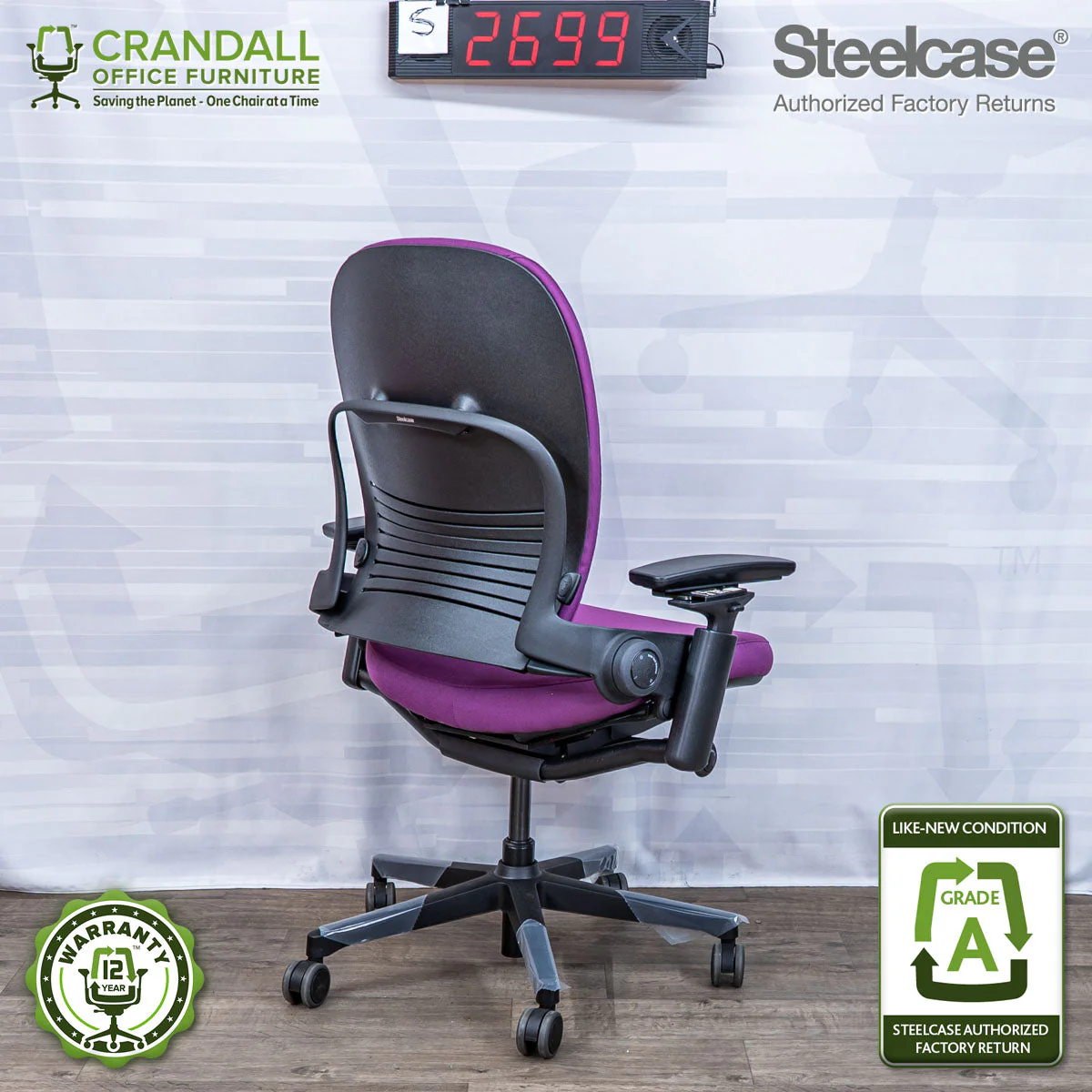 S-2699 - Steelcase Leap Plus - Grade A - Image 2