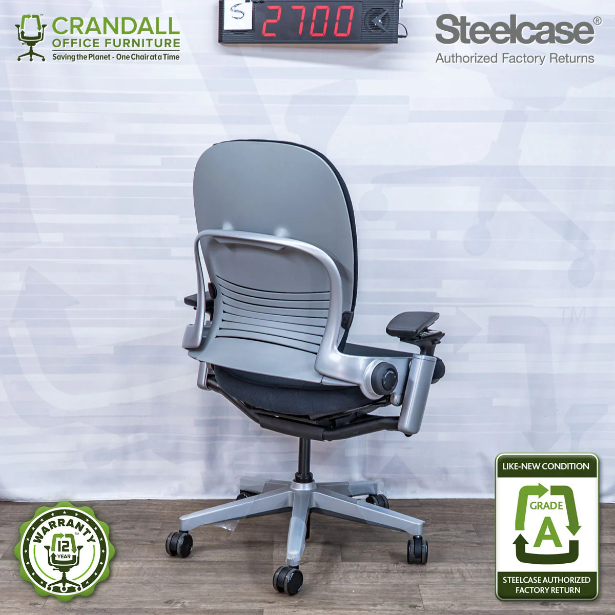 S-2700 - Steelcase Leap Plus - Grade A - Image 2
