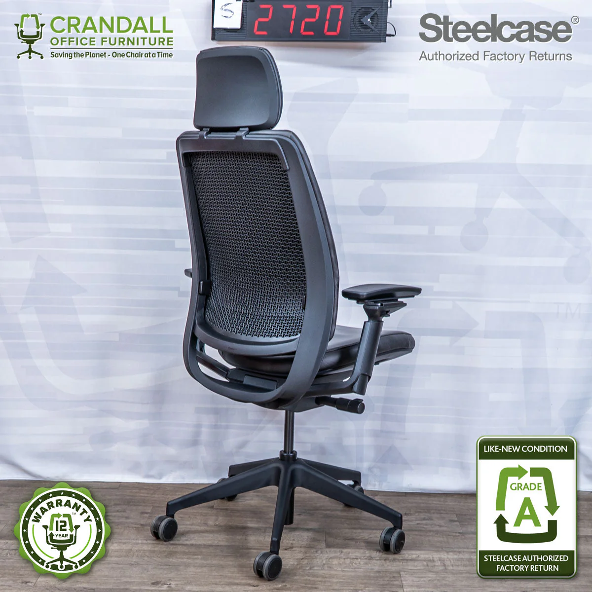 S-2720 - Steelcase Series 2 with Headrest - Grade A - Image 2