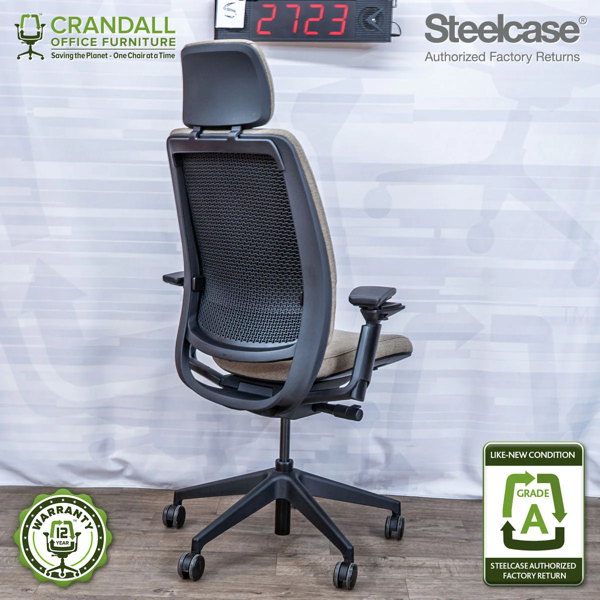 S-2723 - Steelcase Series 2 with Headrest - Grade A - Image 2