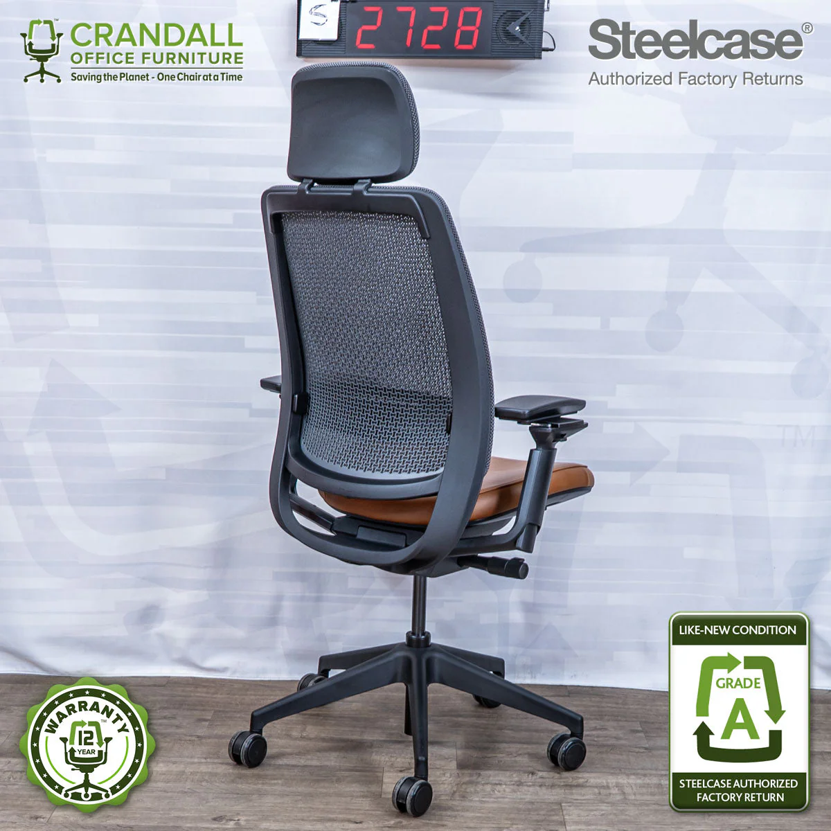 S-2728 - Steelcase Series 2 with Headrest - Grade A - Image 2
