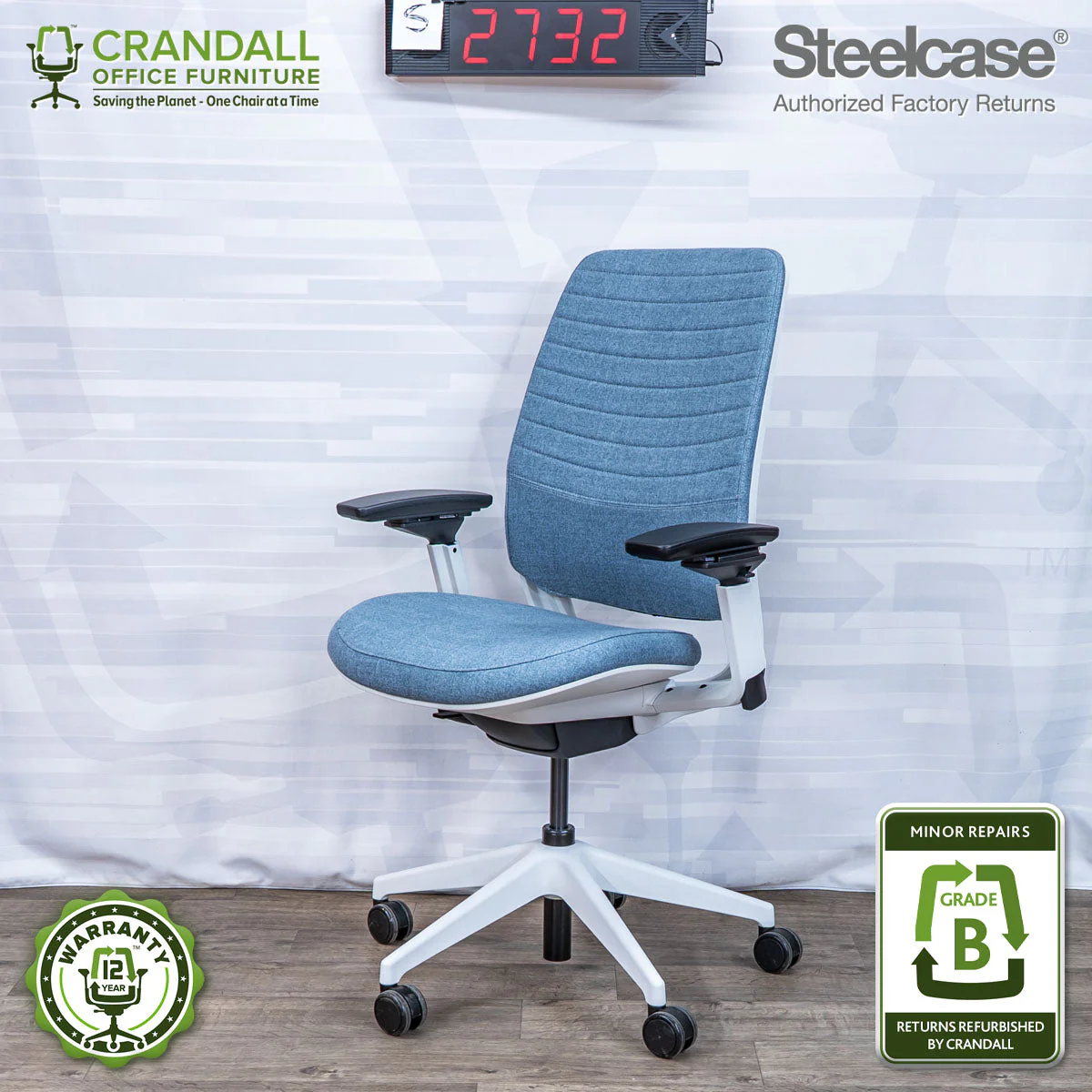 S-2732 - Steelcase Series 2 - Grade B