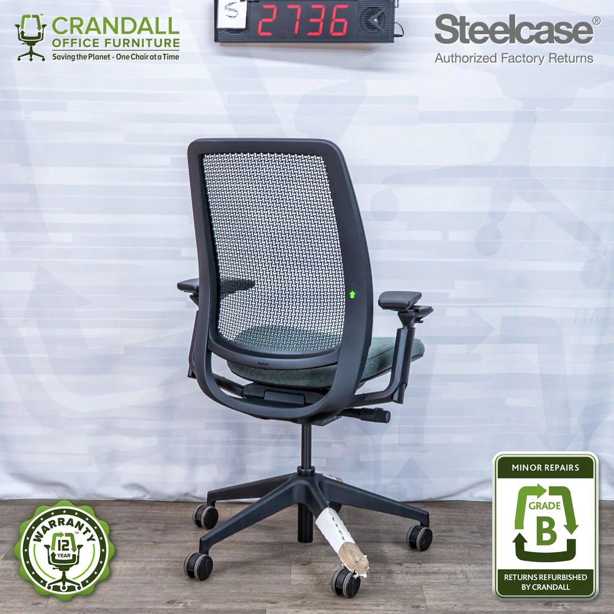 S-2736 - Steelcase Series 2 - Grade B - Image 2