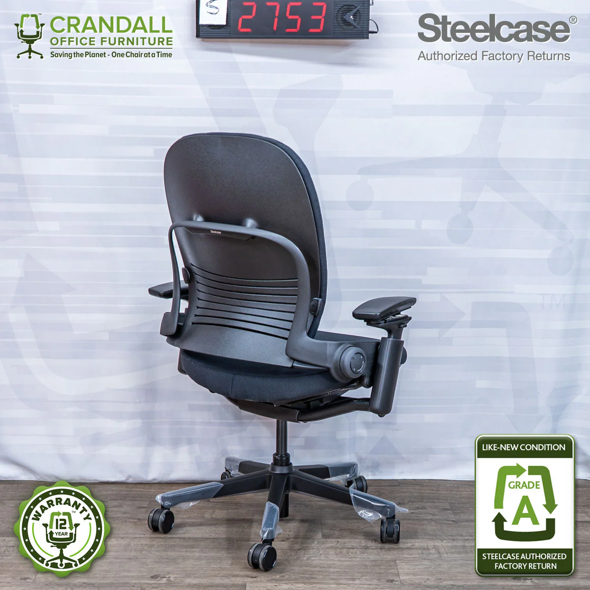 S-2753 - Steelcase Leap Plus - Grade A - Image 2