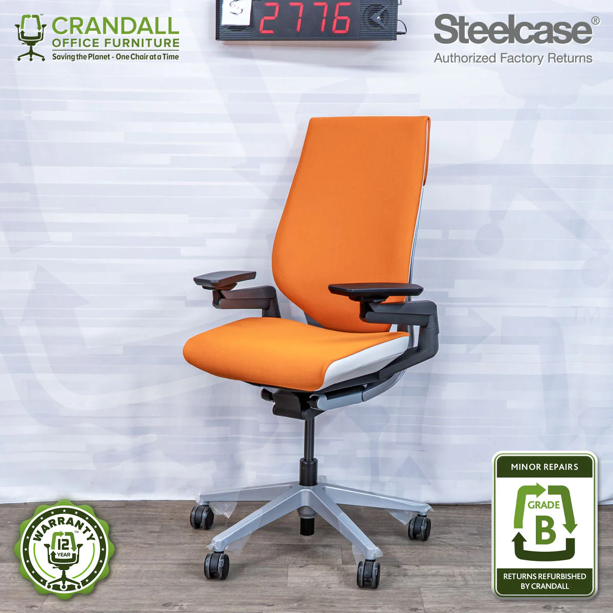 S-2776 - Steelcase Gesture - Grade B