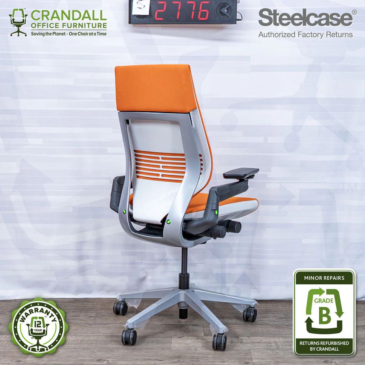 S-2776 - Steelcase Gesture - Grade B - Image 2