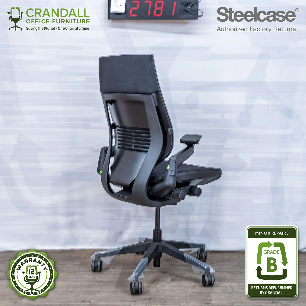 S-2781 - Steelcase Gesture - Grade B - Image 2