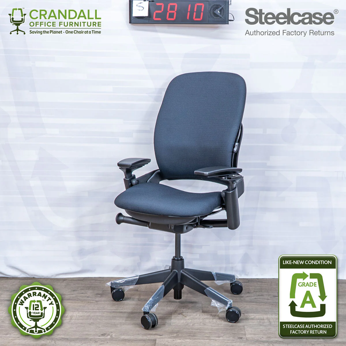 S-2810 - Steelcase V2 Leap - Grade A