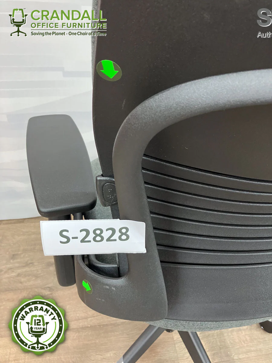 S-2828 - Steelcase V2 Leap - Grade B - Image 3