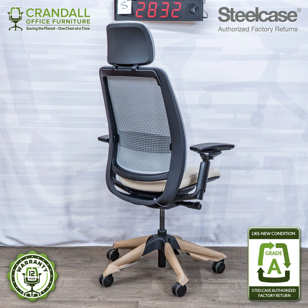 S-2832 - Steelcase Series 2 with Headrest - Grade A - Image 2