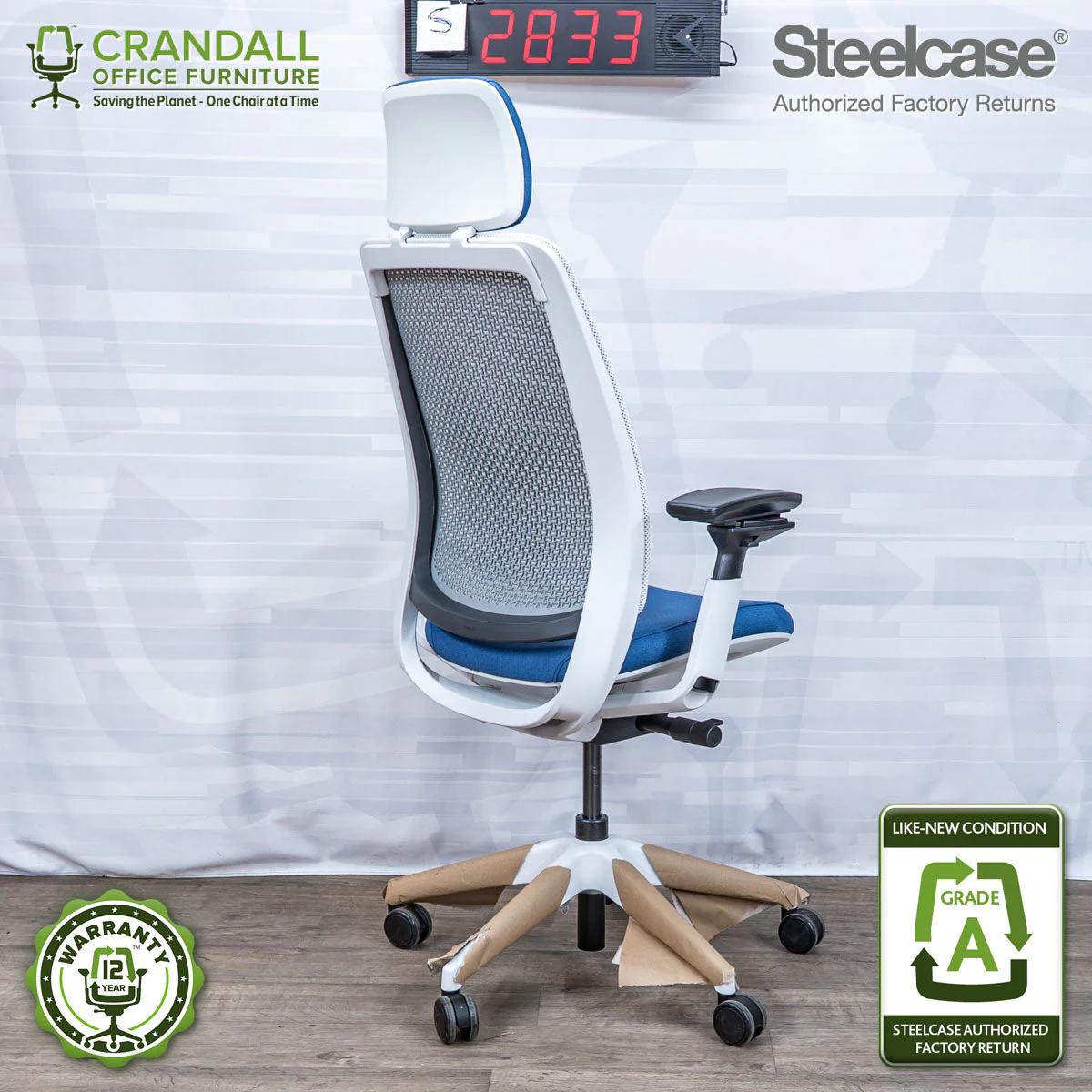S-2833 - Steelcase Series 2 with Headrest - Grade A - Image 2