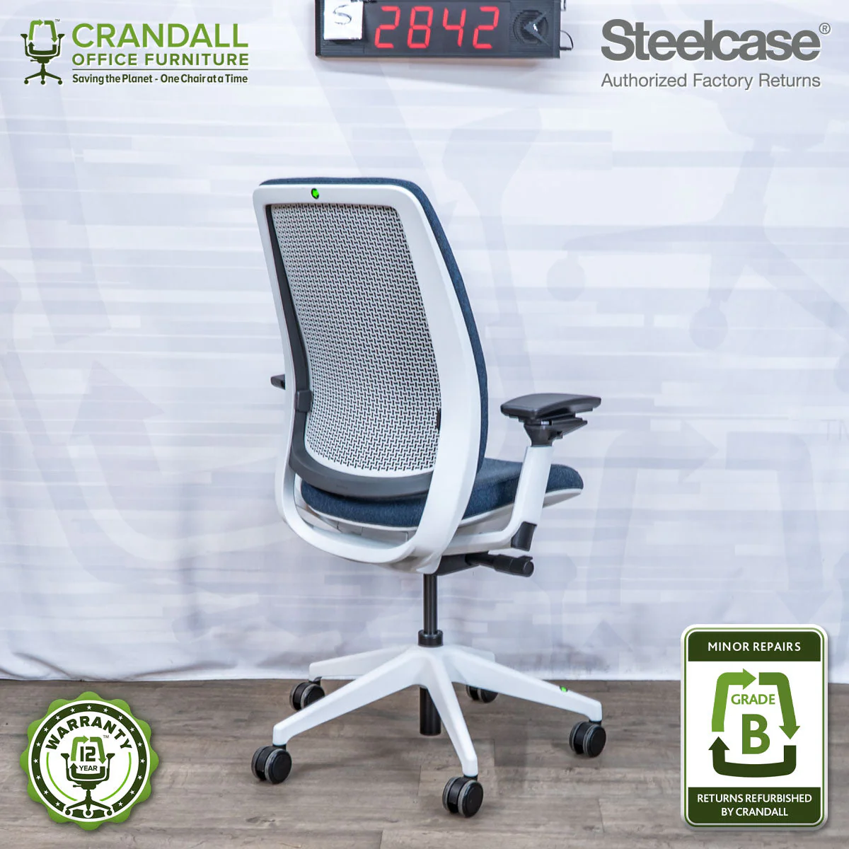 S-2842 - Steelcase Series 2 - Grade B - Image 2