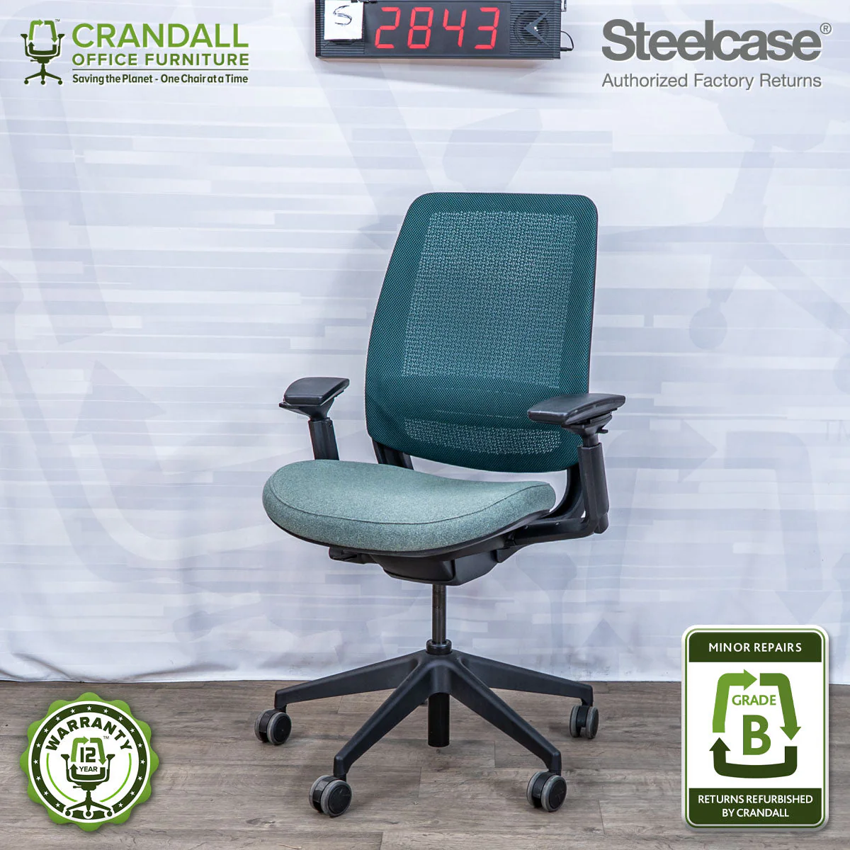 S-2843 - Steelcase Series 2 - Grade B