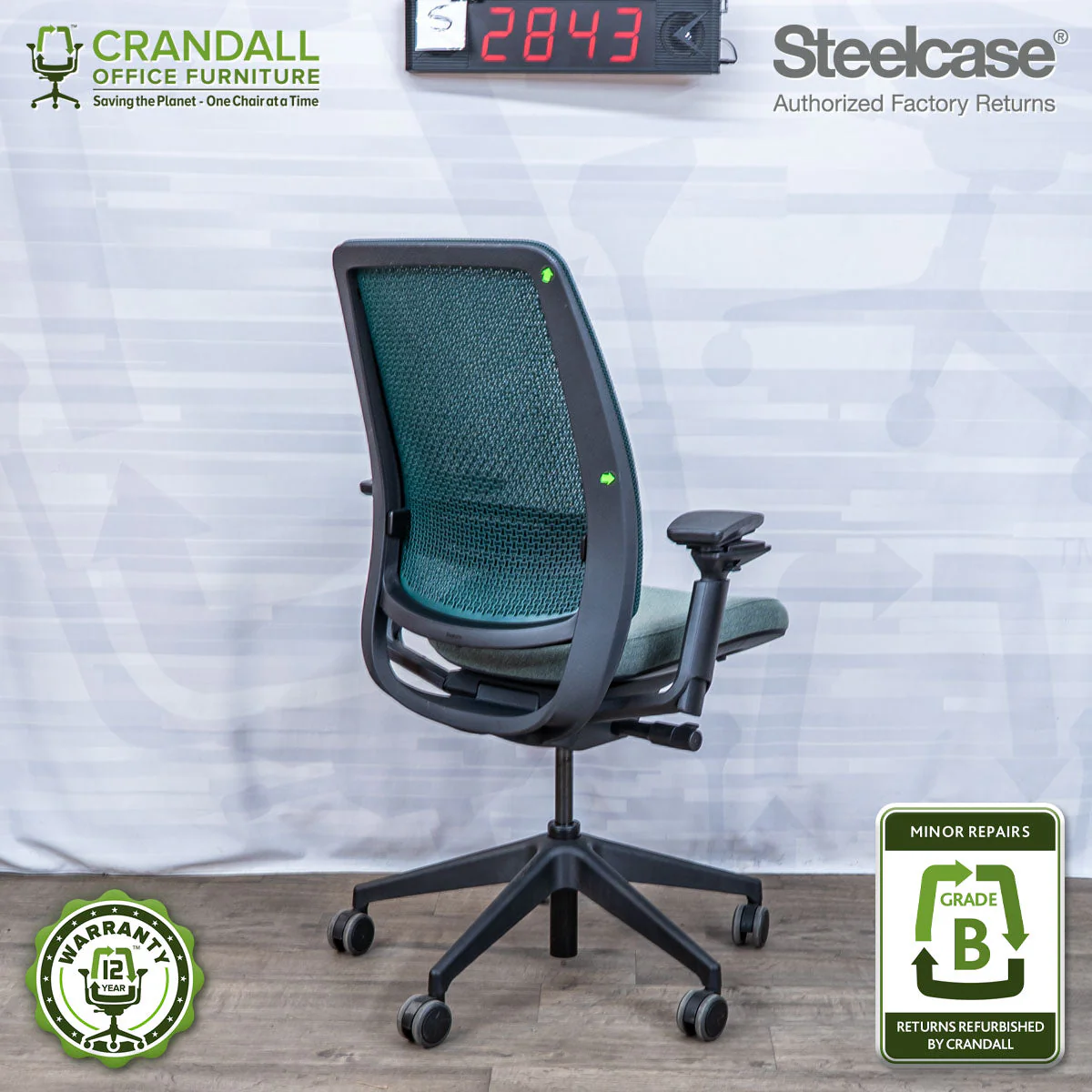 S-2843 - Steelcase Series 2 - Grade B - Image 2