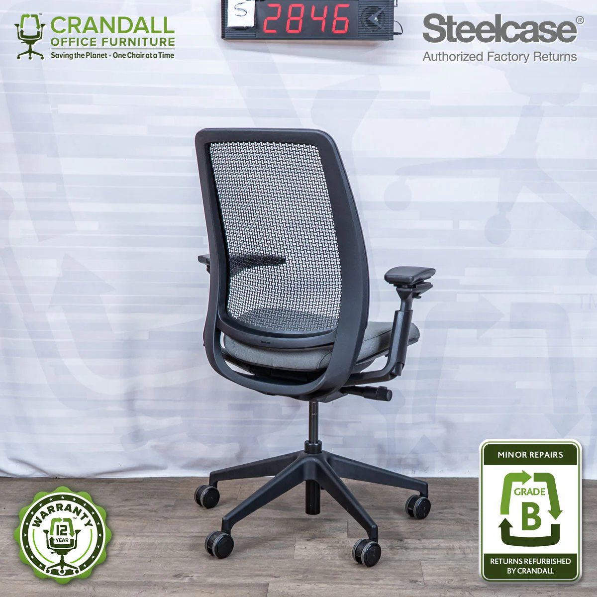 S-2846 - Steelcase Series 2 - Grade B - Image 2
