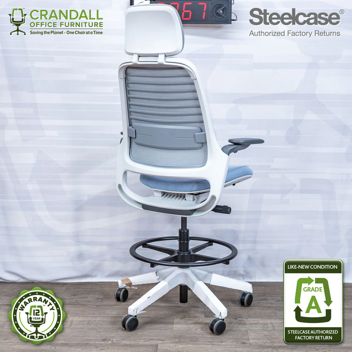 S-2867 - Steelcase Series 1 with Headrest - Grade A - Image 2