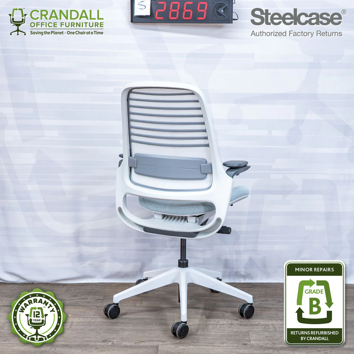 S-2869 - Steelcase Series 1 - Grade B - Image 2