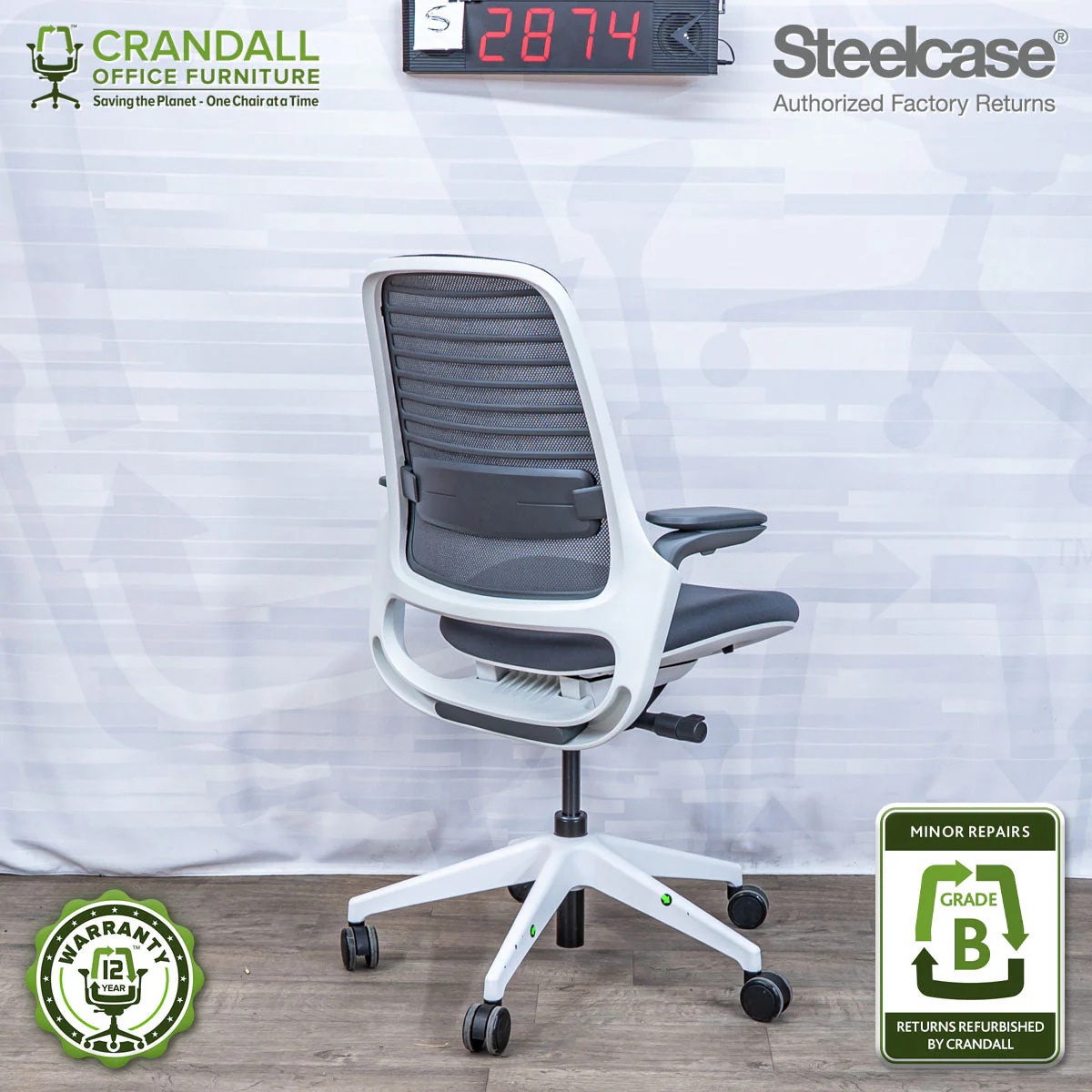 S-2874 - Steelcase Series 1 - Grade B - Image 2